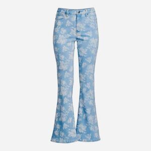 MADDEN Floral Flare Denim Jeans Sz 3 NEW WITH TAGS